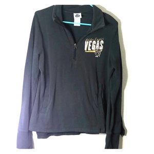 Vegas Golden Knights quarter zip sweater.